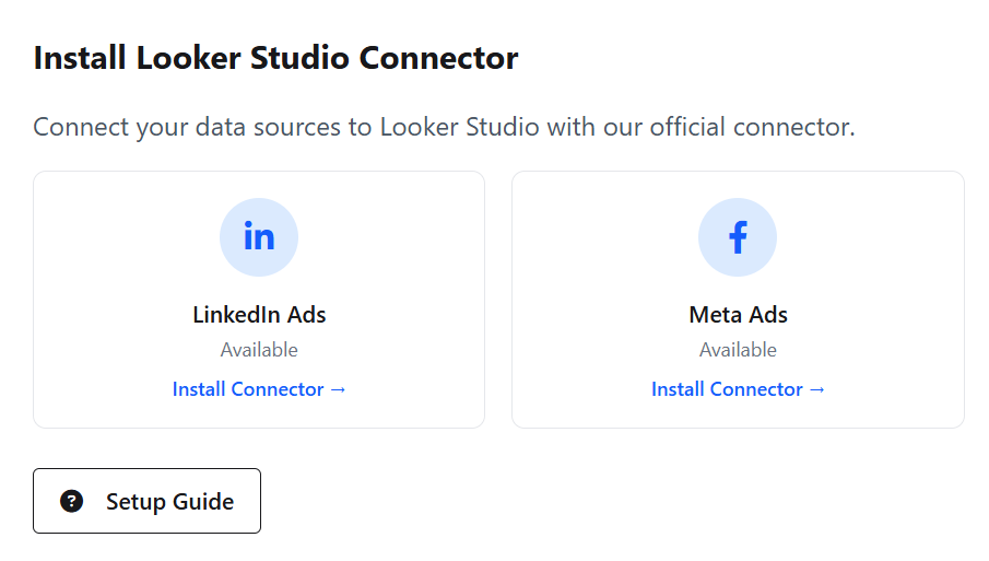 Looker Studio Connectors